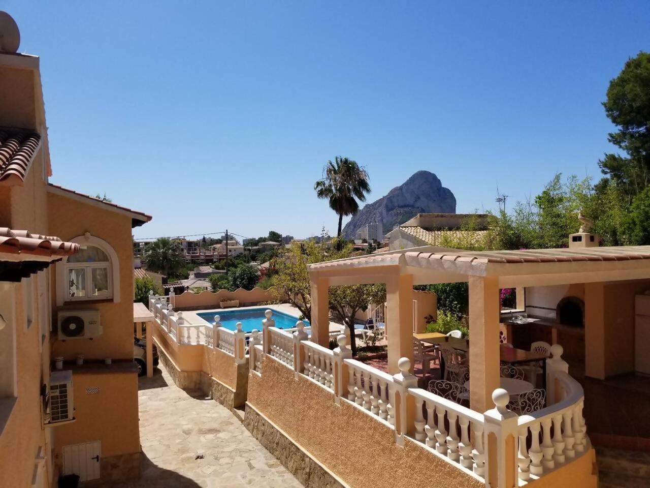 Relaxdiversion En Villa Piscina Bbq Y Cocina Ext Calp Exterior foto